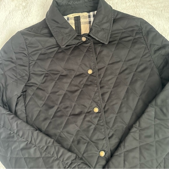 Burberry Black Quilted Jacket | See Sizing Notes - Picture 8 of 11